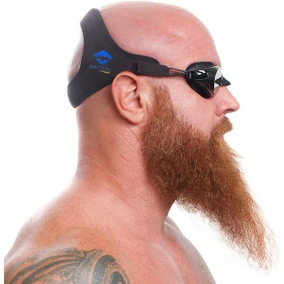 Frogglez Masterz Swim Goggles for Adults & Teens - Black