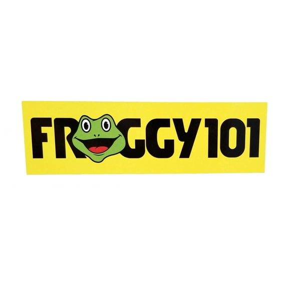 Froggy 101 Sticker The Office Dwight Schrute Radio Station Desk Bumper TV Show