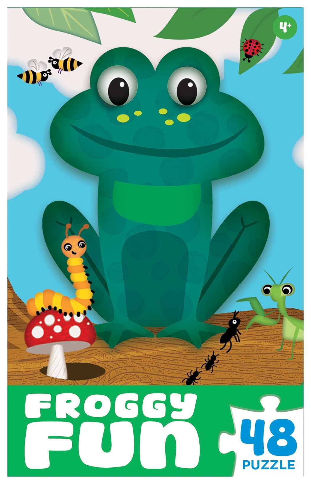 Froggy Fun 48 Pieces Interlocking Jigsaw Puzzle for Kids