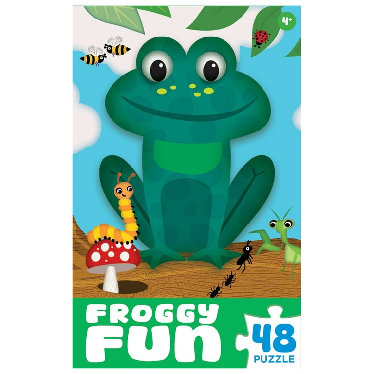 Froggy Fun 48 Pieces Interlocking Jigsaw Puzzle for Kids - Walmart.com