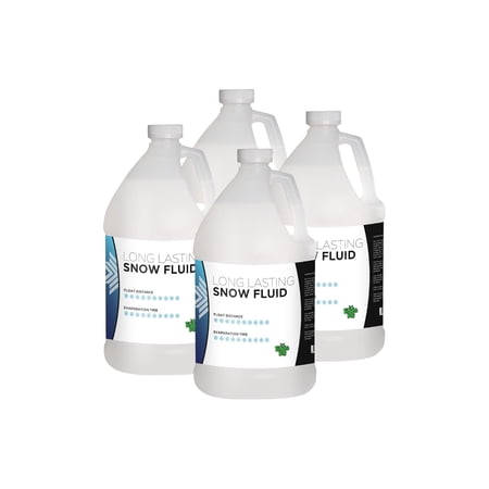 Froggy's Flakes Snow Machine Fluid, Long-Lasting Formula Snow Fluid with 75+ Feet Float/Drop, 4 Gallon Case$$Sound & Recording