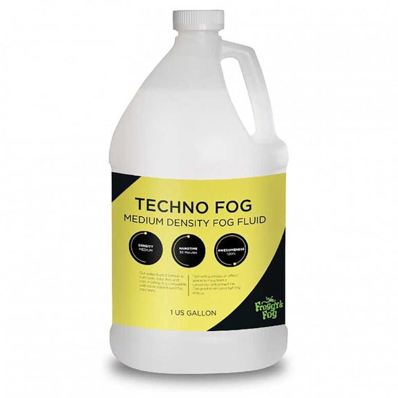 Froggy's Fog - DS-TF - Techno Fog - DJ and Club Mix - Medium Density Fog Machine Fluid - Fog Juice - Medium Density - Machine Fluid