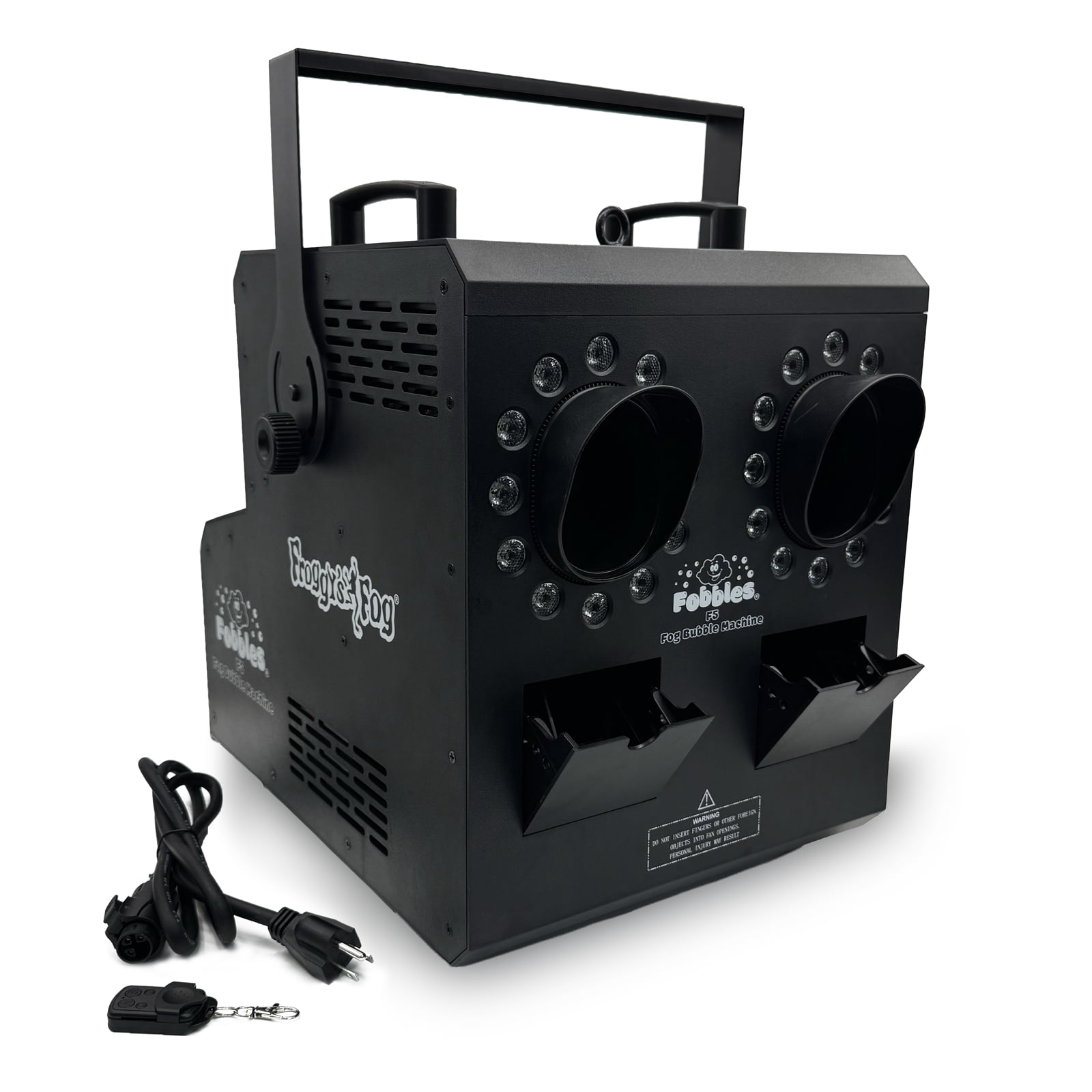Froggy's Fog - Fobbles F5 - 1400W Bubble Fogger - DMX - 4 Machines in 1 (Fog, Haze, Bubbles, Fog Bubbles)