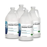 Froggy's Flakes® - LONG LASTING Snow Juice Machine Fluid by Froggy's Fog® - (75 Foot Plus Float / Drop) Slow Evaporation Formula, 4 Gallon Case