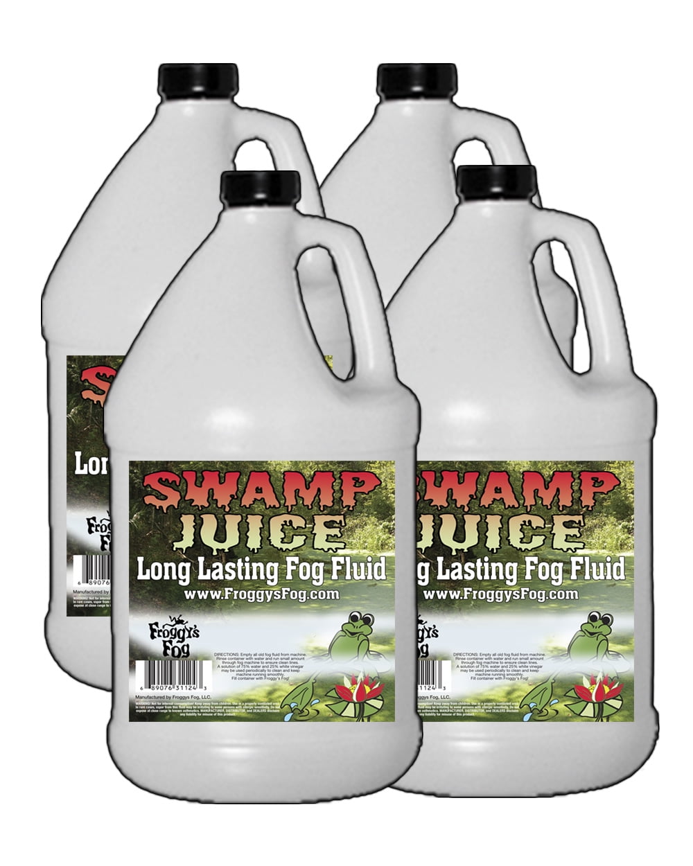 FROGGYS FOG Froggy's Fog - Swamp Juice (Extreme Hang Time Longest Lasting Fog Fluid) - 4 Gallon Case