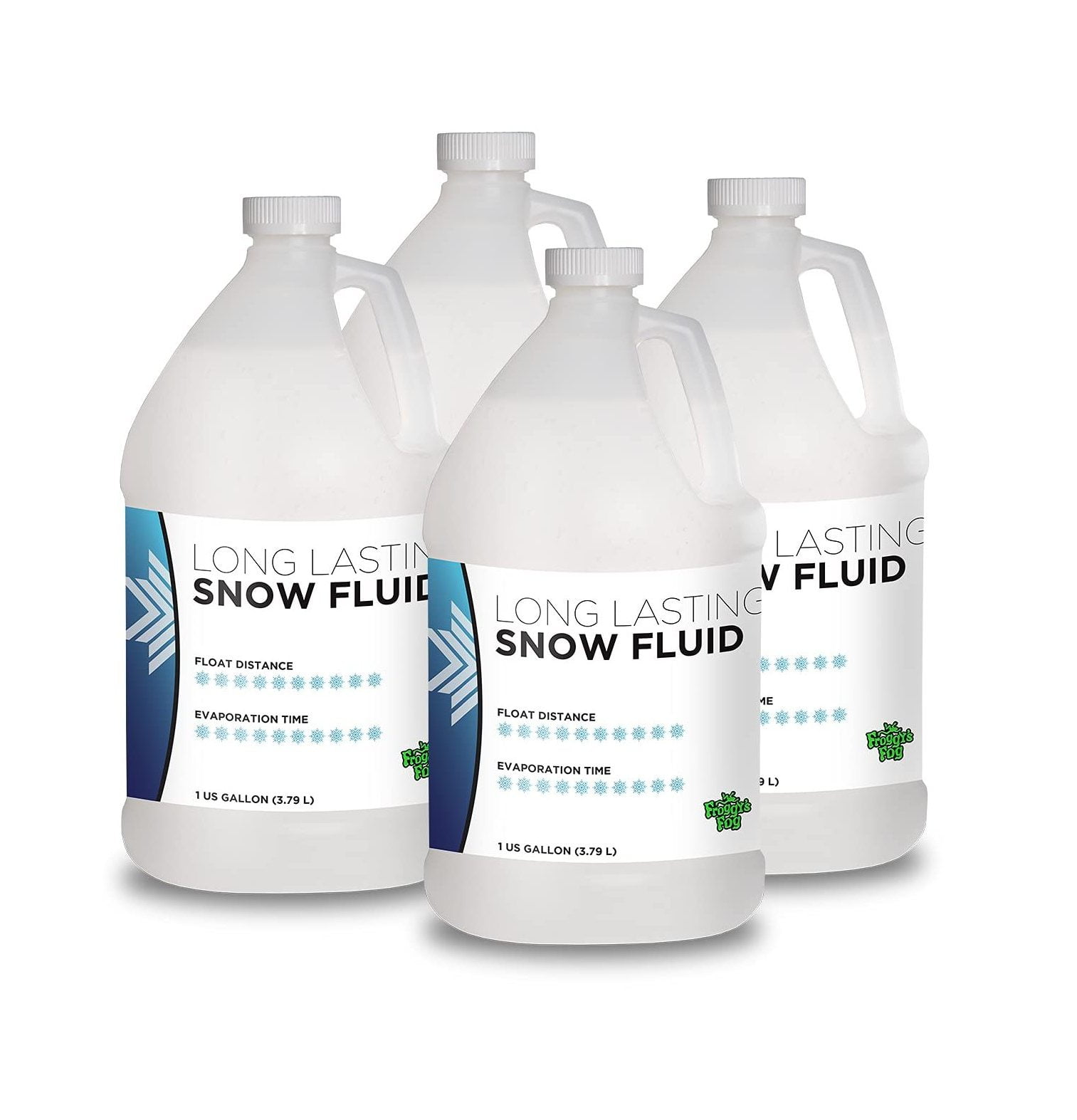 Froggys Flakes 4 Gallon Case Snow Machine Juice Fluid Long