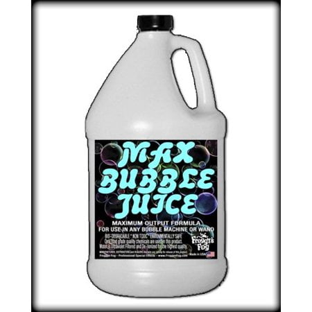 Froggys Fog - 1 Gallon - MAX Bubble Juice Fluid - 10x The Bubbles From ...