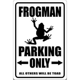 Amazon.co.jp: Frog Parking Only Funny Bar 壁装飾 レトロ