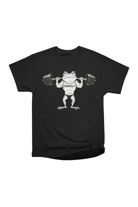 Frogout Workout T-Shirt Tee Gift For Him Merch For Her Apparel For Friend