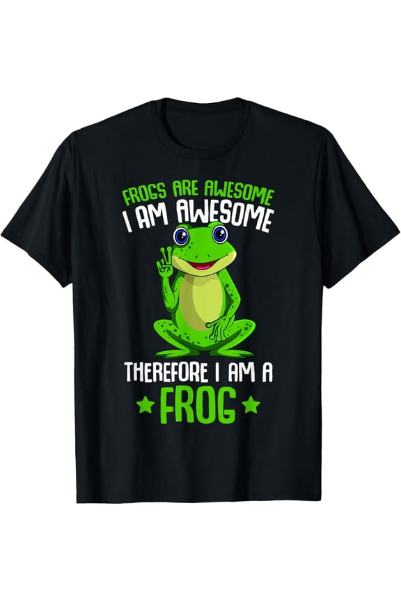 Frogs Are Awesome Girls Boys Kids Frog T-Shirt