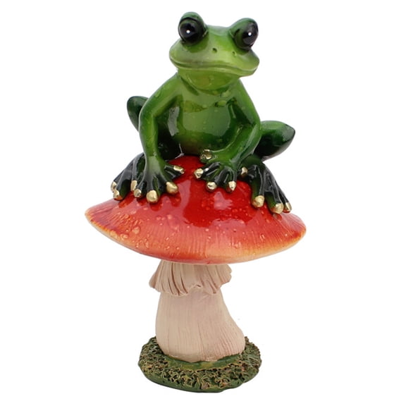 Frogs Figurine Garden Statue Outdoor Decoration Resin Sculptures Ornament for Yard Lawns Outside Backyard Decors