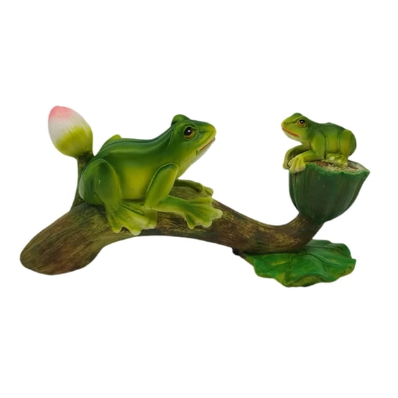 Frogs Figurines Resin Garden Statues Funny Frogs Sculptures for Home Desk Decoration Funny Frogs Sculpture