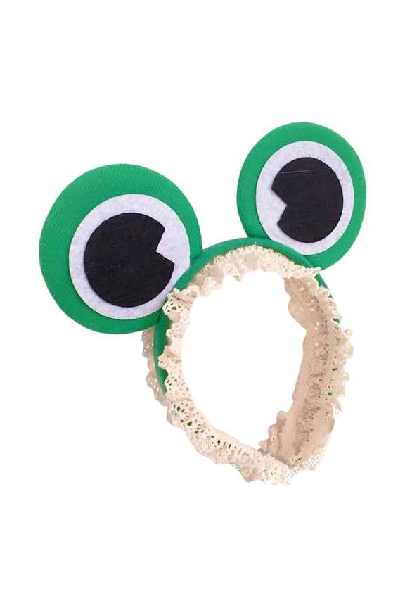 Frogs Headbands Cosplay Lace Headwear Hairbands Headwear Makeup Washing Face Hairbands Birthday Party