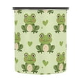 thumbnail image 1 of Frogs Hearts Airtight Coffee Bean Canister 30oz Food Storage Containers with Lids For Gournd, Tea, Sugar, Flour, Rice, Cereal, Candy Cookie Jar, 1 of 8