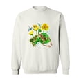 thumbnail image 1 of Frogs In A Pond  Sweatshirt Women -Image by Shutterstock, Female x-Large, 1 of 4