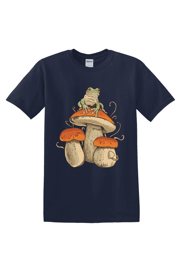 Frogs Mushrooms Mushroom Sweater Cottagecore Mushroom Mushroom Art Indie Mushrooms Sweater T-shirt