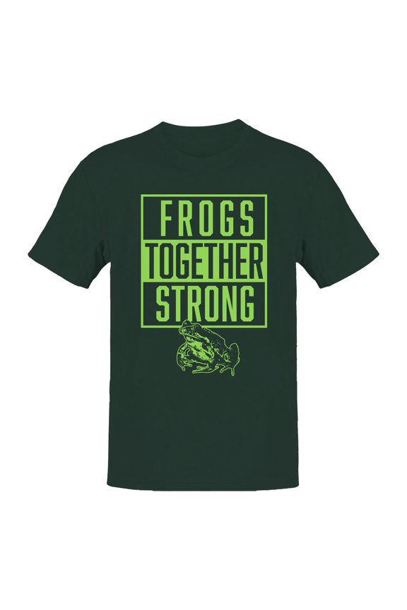 Frogs Together Strong Unity Design Men's T-shirt