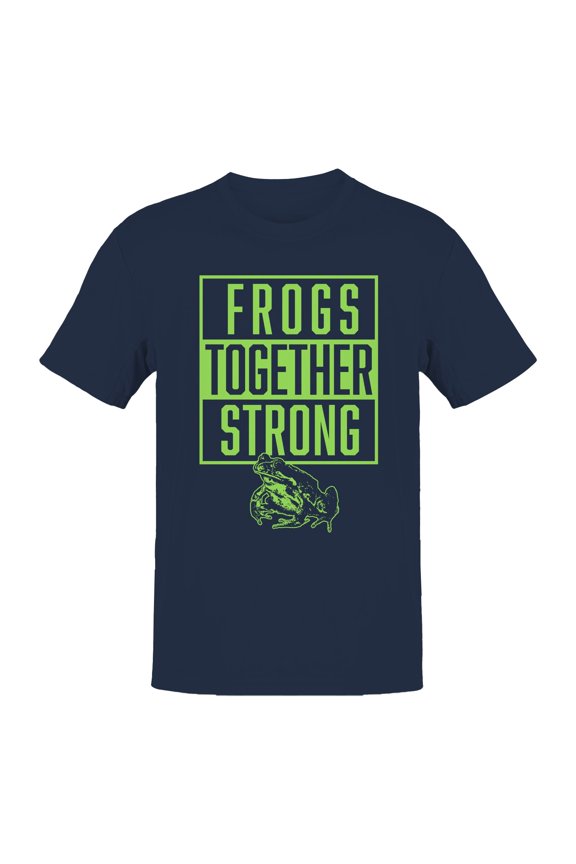 Frogs Together Strong Unity Design Men's T-shirt