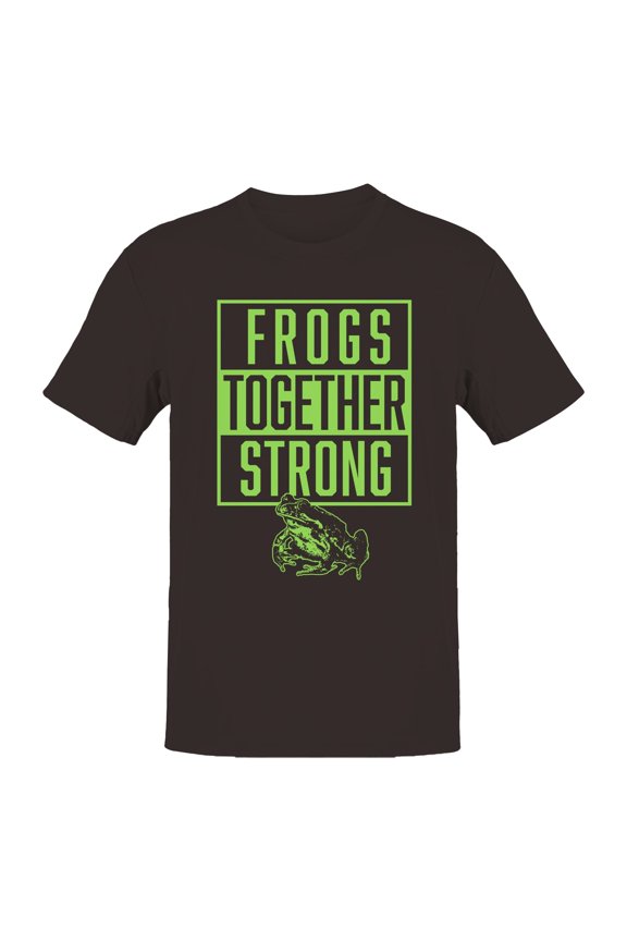 Frogs Together Strong Unity Design Men's T-shirt