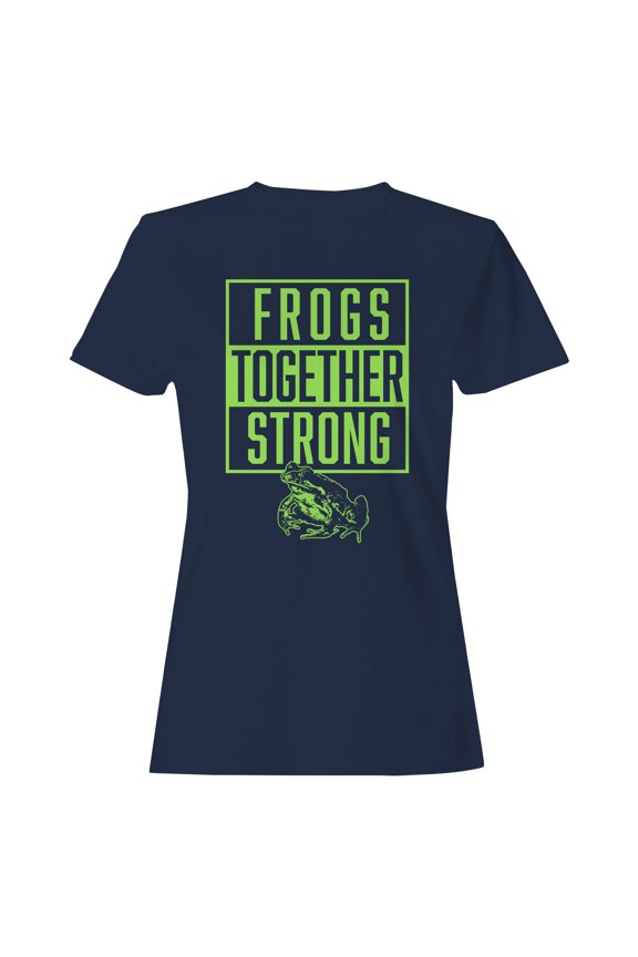 Frogs Together Strong Unity Design Women's T-shirt