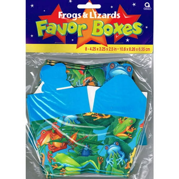 Frogs and Lizards Favor Boxes (8ct)