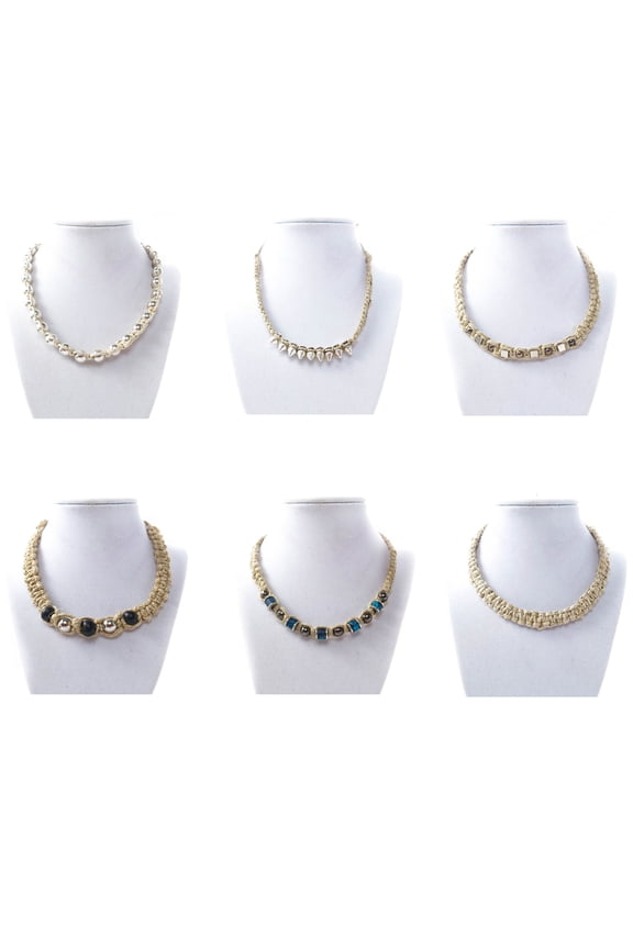 Frogsac Set of 6 Assorted Guy's Hemp Handmade Braided Necklaces