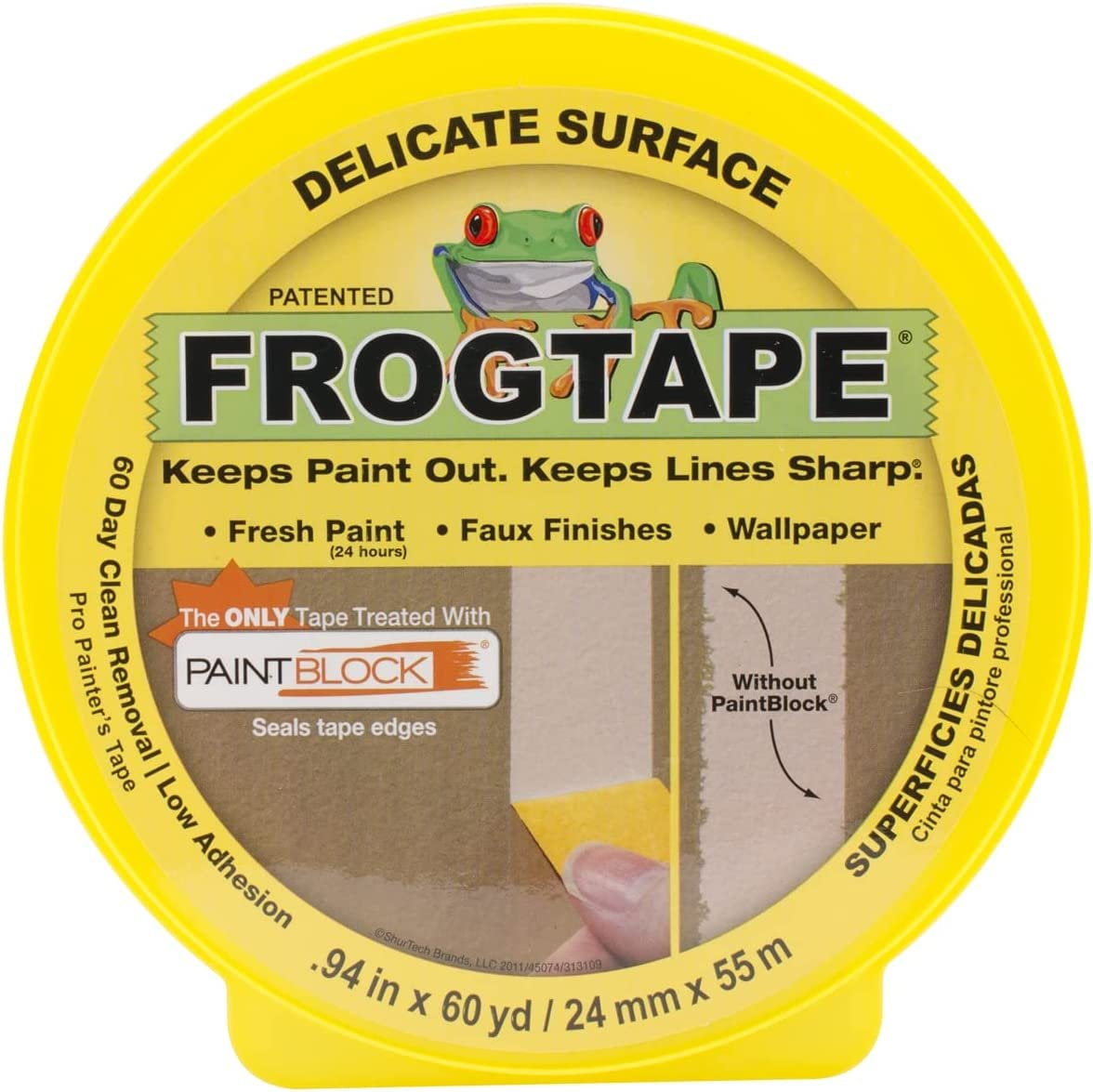 Frogtape 280220 .94" X 60 Yards Delicate Surface Painters' Tape