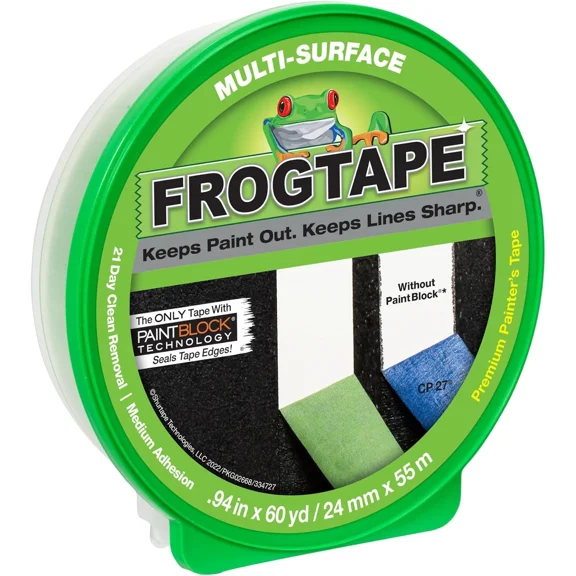 Frogtape Multi-Surface Painter'S Tape With Paintblock, 1" X 60 Yds
