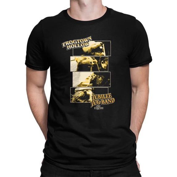 Frogtown Hollow Jug-Band Festive Graphic T-shirt Men's
