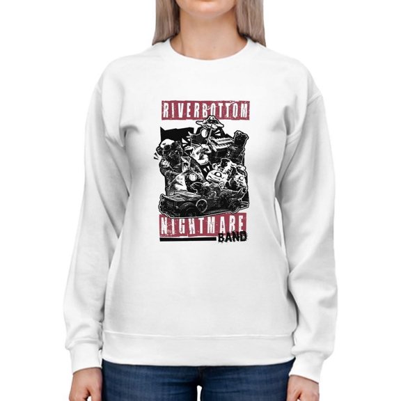 Frogtown Hollow Retro Jug-Band Holiday Women's Sweatshirt