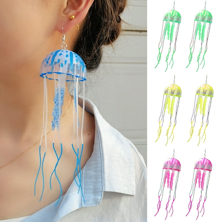 Colorful Holographic Laser Printed Jewelry Earring Necklace - Temu