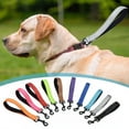 thumbnail image 1 of Frogued 12 Inches Short Dog Leash Heavy Duty Traffic Leashes with Carabiner Clip Reflective Nylon Dog Lead with Padded Handle for Large Medium Dogs (Royal Blue), 1 of 13