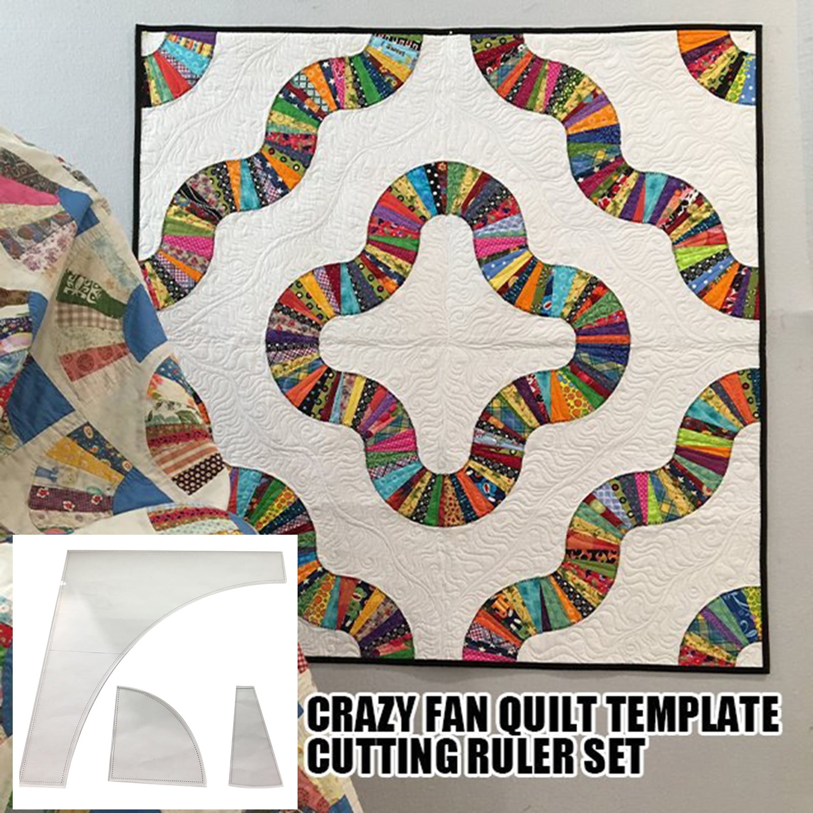 Frogued 3Pcs Patchwork Rulers Eco-friendly Reusable Accurate Scale ...