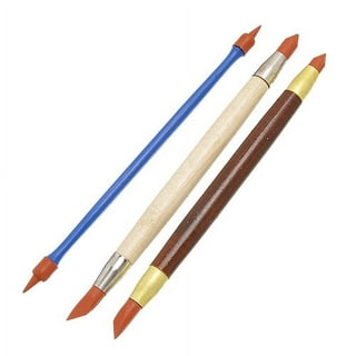 5pcs Clay Sculpting Shaper Silicone Two-Head Sculpture Tools Shaping  Decorating Paint Brushes for Sculpture Pottery