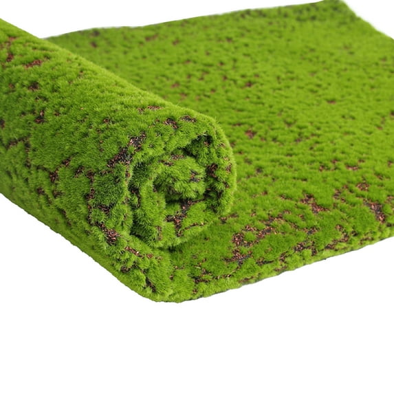 Frogued Artificial Grass Foldable Beautiful Natural Artificial Moss Grass for Living Room