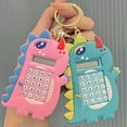 thumbnail image 1 of Frogued Calculator Keychain Multifunctional Bead Maze 8 Digits Operation Portable Gift Dinosaur Car Key Ring Pendant Backpack Ornament (Blue), 1 of 13