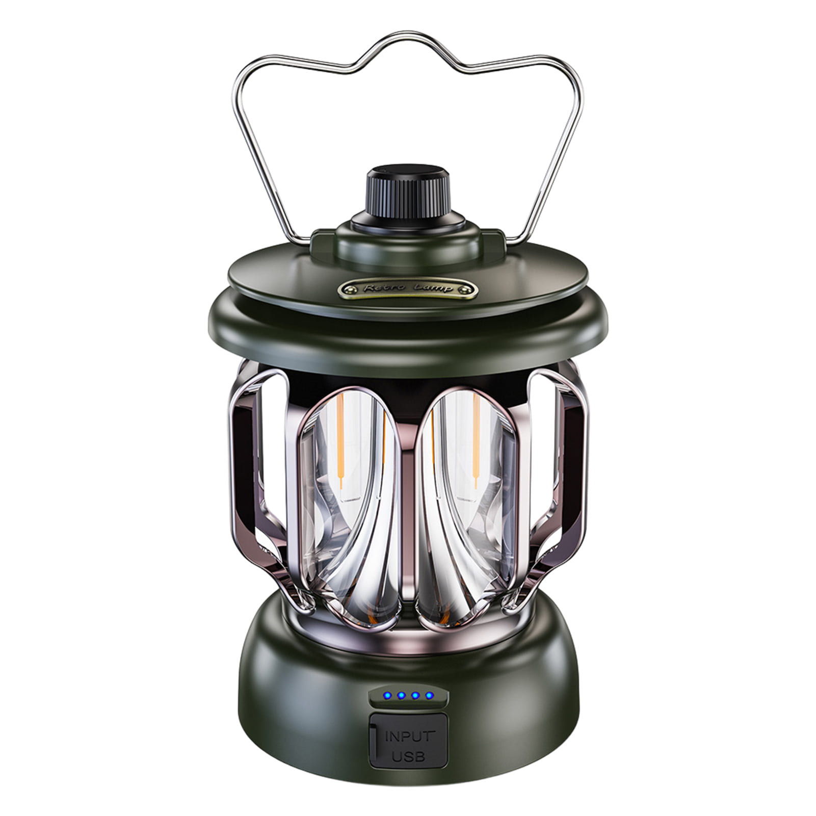 Favorbrite LED Camping Lantern, 2500LM Dimmable Vintage Rechargeable  Lantern, Water Resistant Portable Emergency Lights for Camping, Home Power