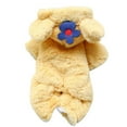 thumbnail image 1 of Frogued Cotton Plush Pet Fall Winter Dog Cute Cartoon Flower Pattern Warm Clothes Jacket (L), 1 of 13