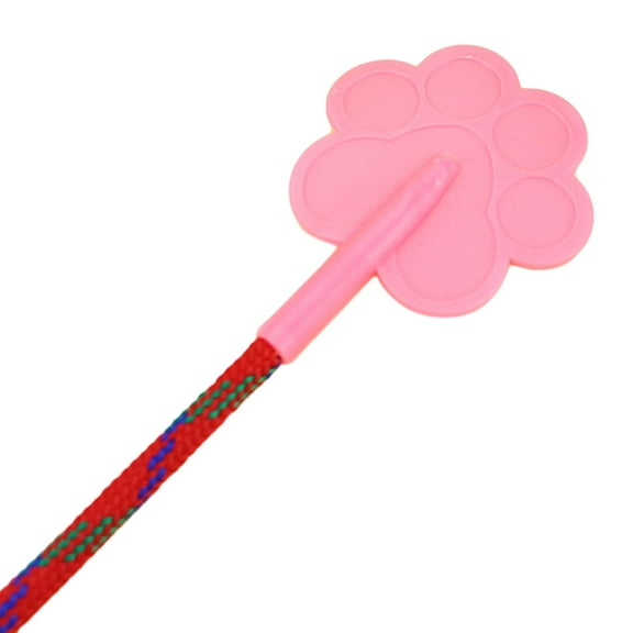 Frogued Dog Training Stick Effective Stop Barking Deter Bad Behavior Trainer Flexible Pet Pat Toy Pet Supplies (Pink)