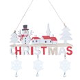 thumbnail image 1 of Frogued Hanging Ornament Fine Workmanship Anti-fading Wood Merry Christmas Santa Clause Tag Sign Pendant for Home (Snowman), 1 of 13
