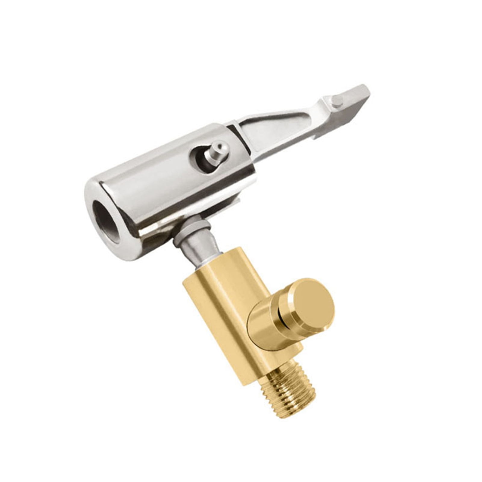 Frogued Inflator Pump Connector Portable 90 Degree Lockon Zinc Alloy