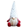 thumbnail image 1 of Frogued Nordic Handmade Plush Xmas Santa Gnome Doll Home Ornament Party Holiday Decor (Red), 1 of 9