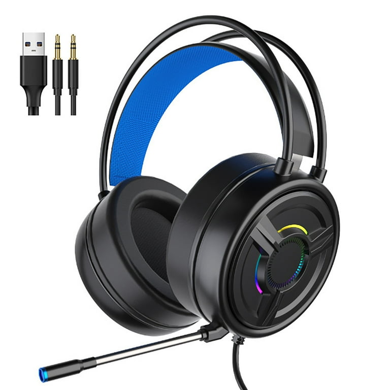 Frogued PSH 200 Wired Headphone Stereo Sound Effect Noise Reduction Cat Ear Shape HiFi Head mounted Earphone for Listening to Music Black Walmart