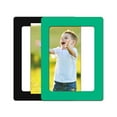 thumbnail image 1 of Frogued Photo Frame Anti-drop Magnetic Process Thin No Punch Self Viscosity DIY Home Decor Photo Wall Photo Wall Sticker Photo Studio Supply (Green Dual Layer,6inch), 1 of 13