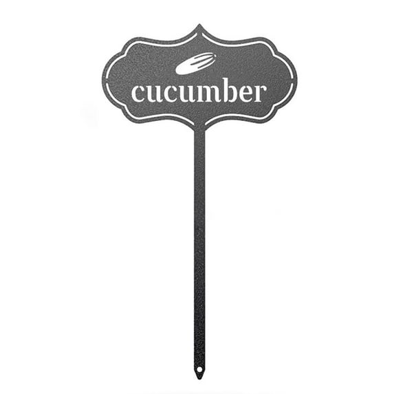 Frogued Plant Marker Plug-in Type High Hardness Sharp Tip Fruit Vegetable Garden Stake Plant Tag for Farm (Style 14)