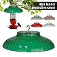 thumbnail image 1 of Frogued Plastic Protective Dome Cover for Hanging Birds Feeder Weatherproof Hummingbird Feeder Rain Guard Squirrel Baffle for Outside (transparent), 1 of 13
