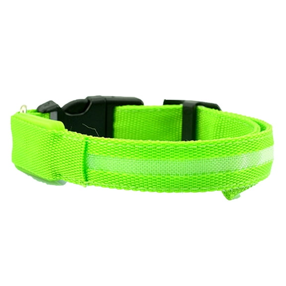 Frogued Puppy Dog Cat Night Safety Flashing Luminous LED Light Adjustable Pet Collar