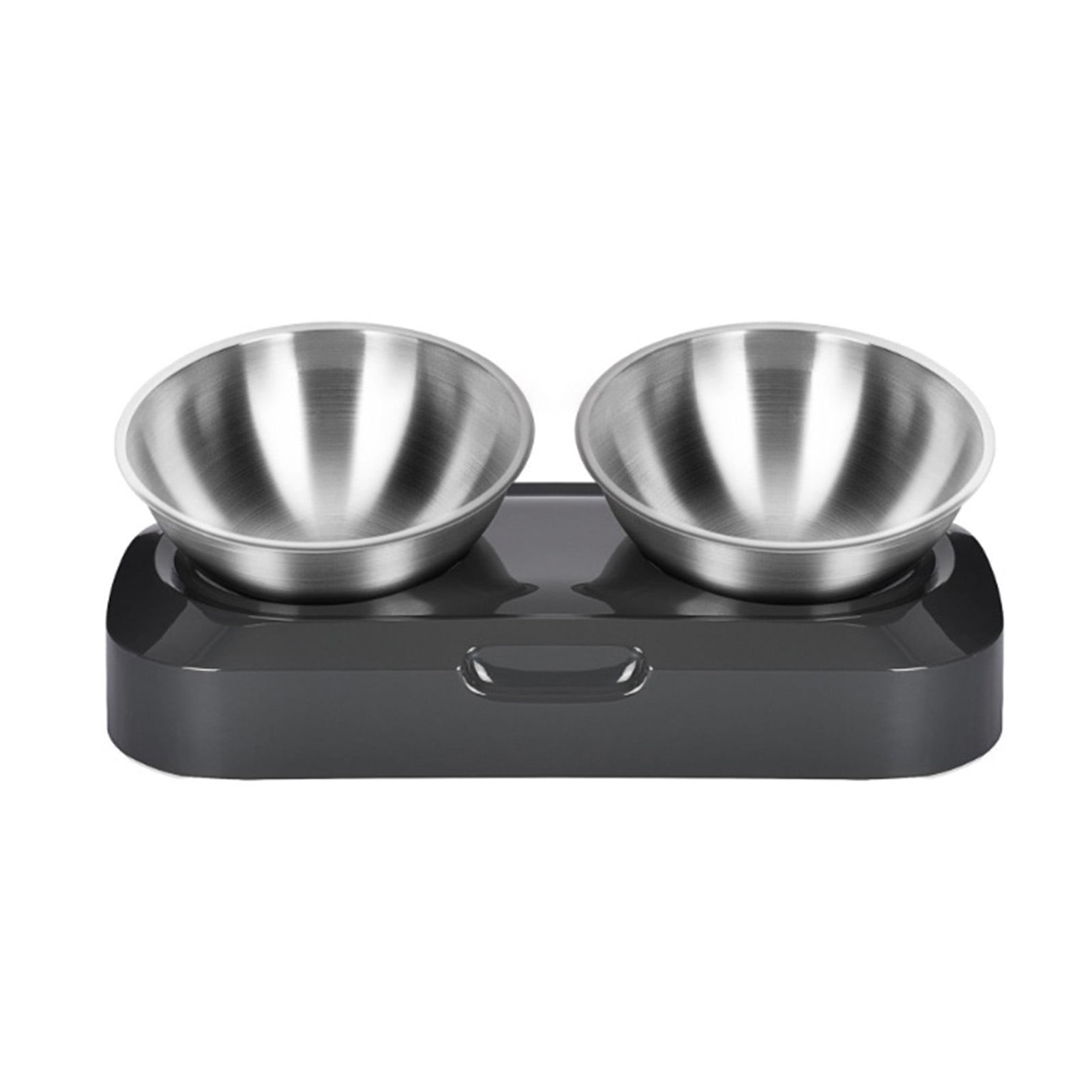 Raised Cat Drinking Bowl Raised Cat Food Bowls - Stainless Steel Slanted  Bowls With Anti-Vomit Design Anti-spill Ant Proof Cat Dish