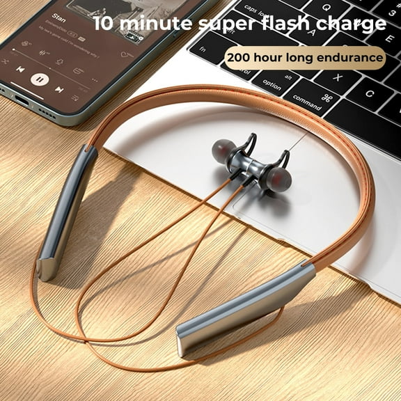 Frogued Sport Earphones Heavy Bass Wear resistant Portable HiFi Neckband Bluetooth compatible 5 0 Earphones for Android/for