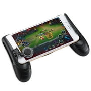 Frogued Telescopic Universal Mobile Phone Game Controller Gaming Grip Gamepad for PUBG (Black)
